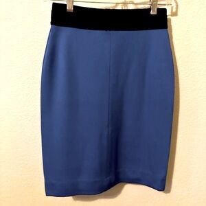 !NEW! BCBGMaxAzria Blue Knee-Length Pencil Skirt (Stretchy Material!)